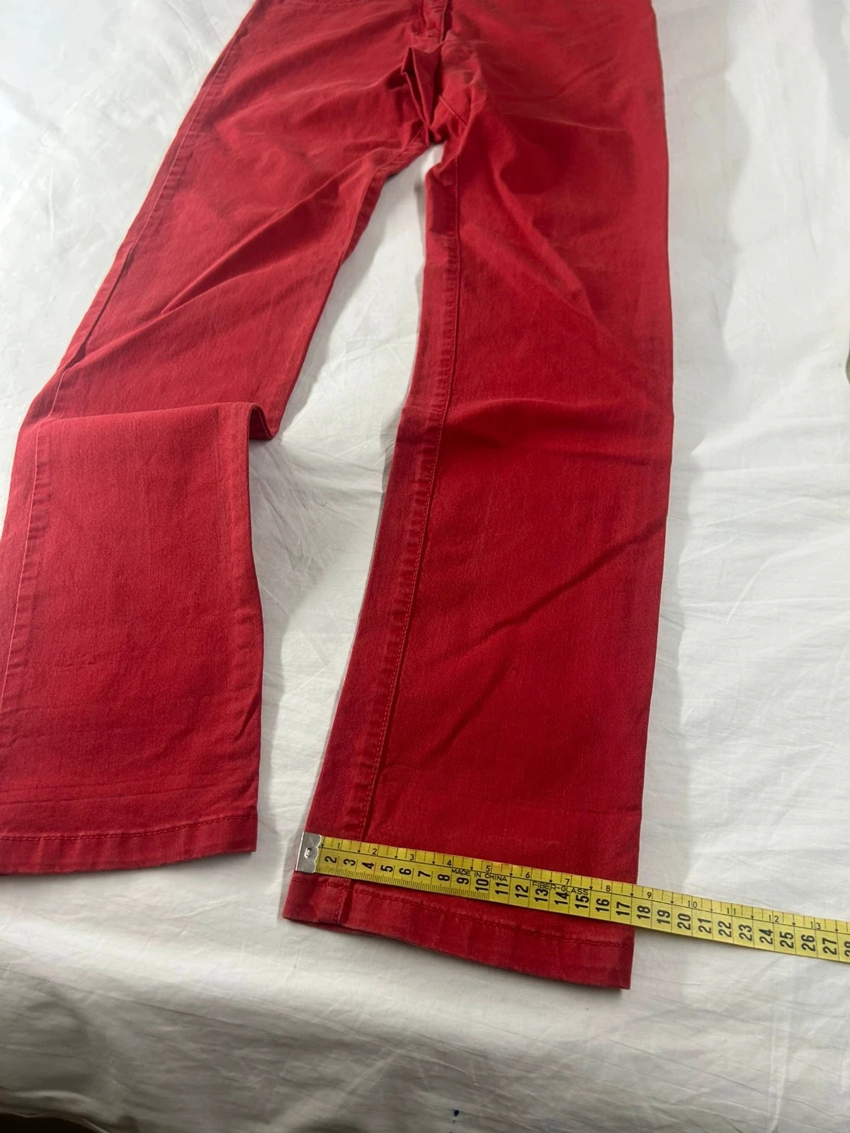 Mat de Misaine matte red skinny jeans size 38 – photo 6